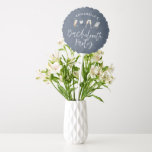 Blue girly modern cocktail script bachelorette balloon<br><div class="desc">Navy blue summery girly modern cocktail script bachelorette party design.</div>