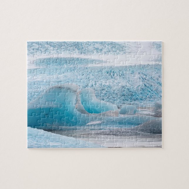 Blue Glacial Ice Formations, Horizontal Jigsaw Puzzle (Horizontal)