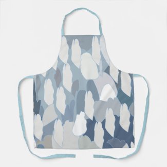 Blue Glacier Ice Pattern