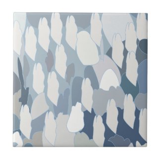 Blue Glacier Ice Pattern