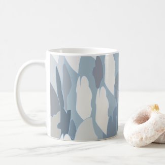 Blue Glacier Ice Pattern