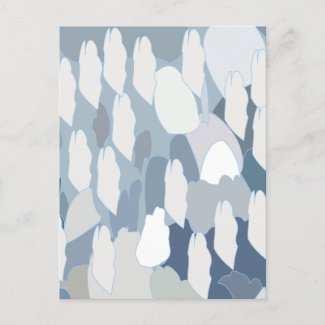 Blue Glacier Ice Pattern