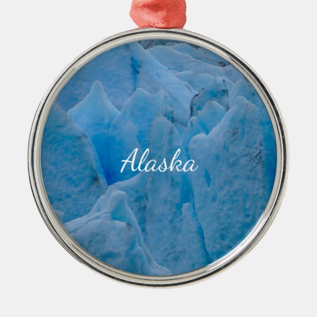 Blue Glacier Ornament Suvenir (Front)