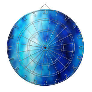 Blue Glass Dart Board