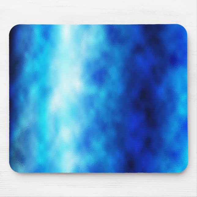 Blue Glass Mouse Pad (Front)