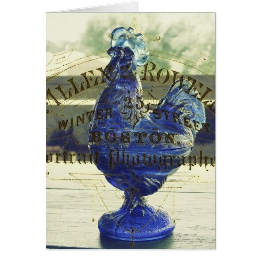Blue Glass Roo 2 Cards (Front)
