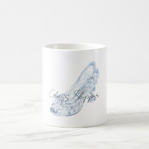 Blue Glass Slipper Coffee Mug
