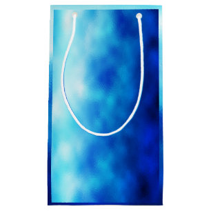 Blue Glass Small Gift Bag