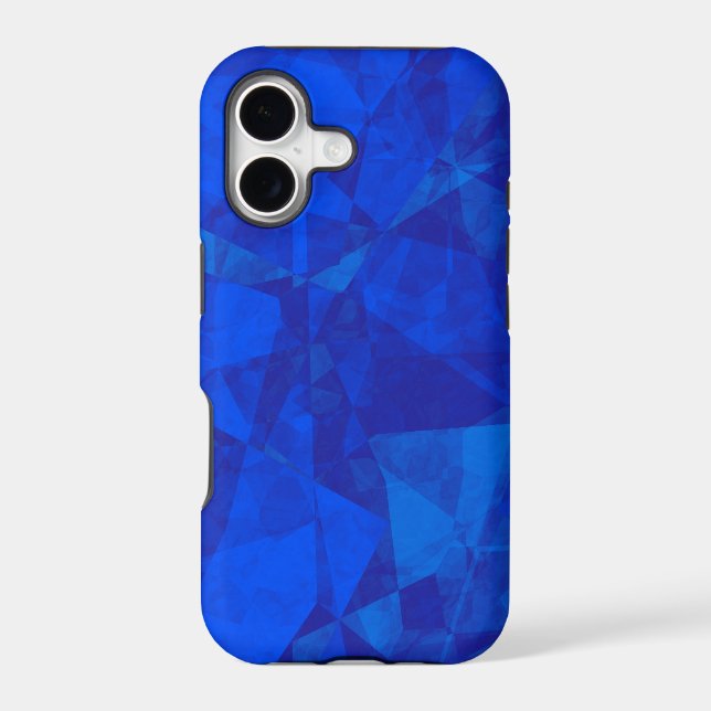 Blue glass texture iphone case (Back)