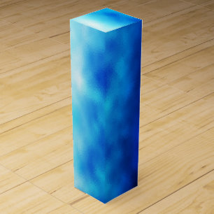 Blue Glass Wine Box