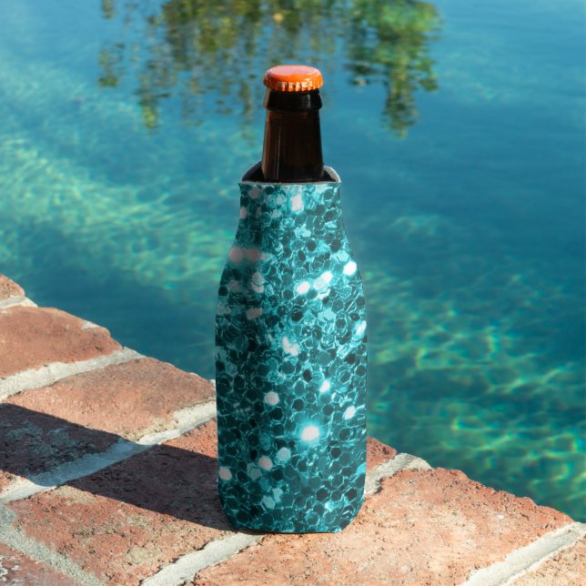 Blue Glitter Can Cooler (In Situ Pool)