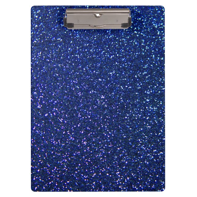 Blue Glitter Clipboard (Front)