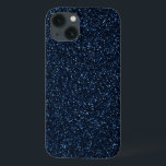 Blue Glitter Effect iPhone 13 Case<br><div class="desc">Blue Glitter Effect</div>
