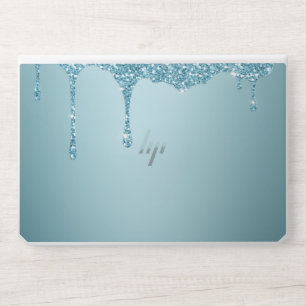 Blue Glitter HP EliteBook 1050 G1 Laptop Skin
