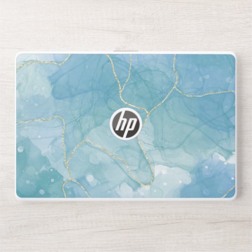 Blue Glitter HP Laptop skin 15t15z