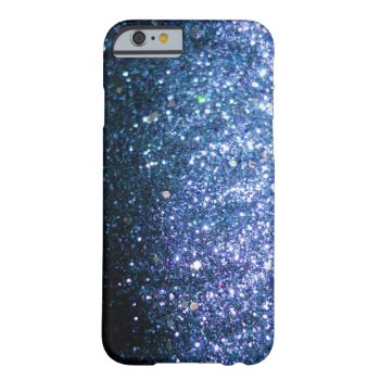 Blue Glitter Iphone 6 Case Sparkle by ConstanceJudes at Zazzle