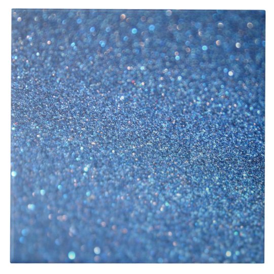 Blue Glitter Shiny Style Tile | Zazzle.com