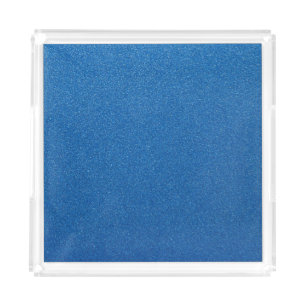 Blue Glitter, Sparkle, Glitter Background Acrylic Tray