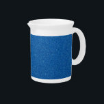 Blue Glitter, Sparkle, Glitter Background Beverage Pitcher<br><div class="desc">Elegant,  stylish and sophisticated glitter texture in blue color. Modern and trendy gift,  perfect for the glitter lover in your life.</div>