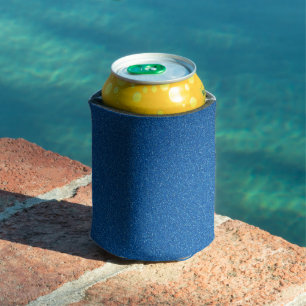 Blue Glitter, Sparkle, Glitter Background Can Cooler