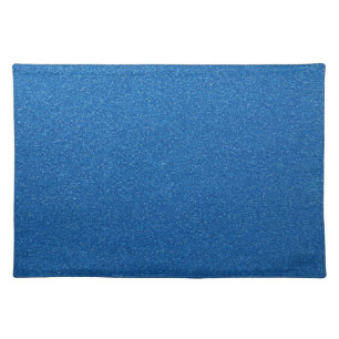 Blue Glitter, Sparkle, Glitter Background Cloth Placemat