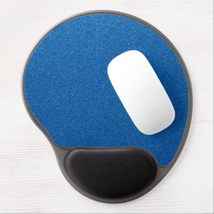Blue Glitter, Sparkle, Glitter Background Gel Mouse Pad