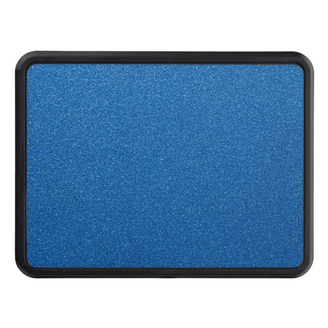 Blue Glitter, Sparkle, Glitter Background Hitch Cover (Front)