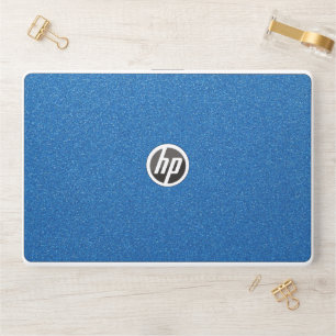 Blue Glitter, Sparkle, Glitter Background HP Laptop Skin