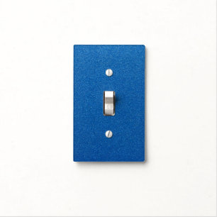 Blue Glitter, Sparkle, Glitter Background Light Switch Cover