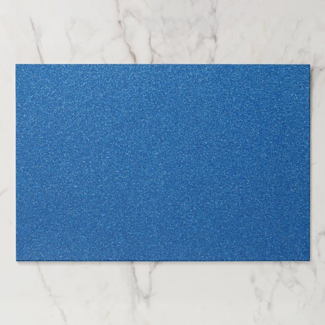 Blue Glitter, Sparkle, Glitter Background Paper Pad (Front)