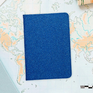 Blue Glitter, Sparkle, Glitter Background Passport Holder