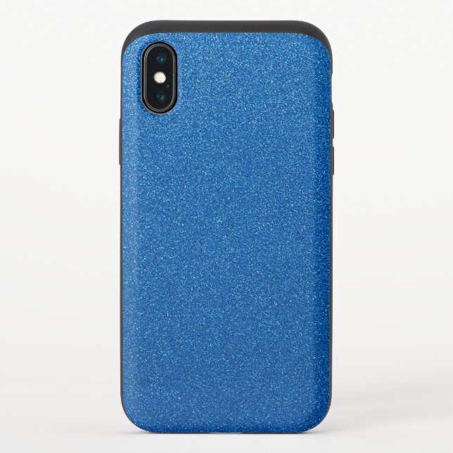 Blue Glitter, Sparkle, Glitter Background Uncommon iPhone Case (Back)