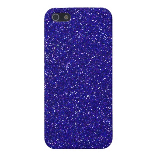 Blue Glitter Sparkle Graphic Art Pattern Design Cases For iPhone 5 | Zazzle