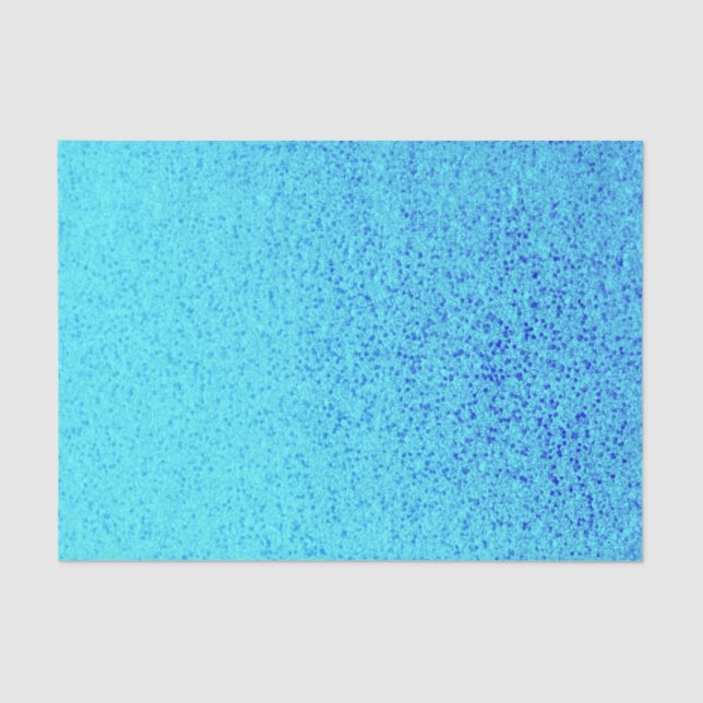 Blue Glitter Sparkle Shiny Shimmer Tissue Paper (Front)