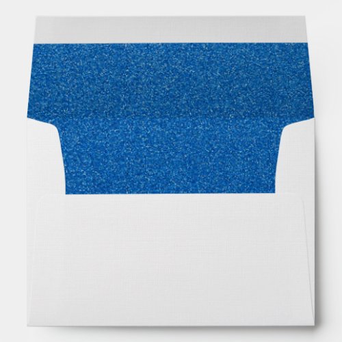 Blue Glitter Sparkly Glitter Background Envelope