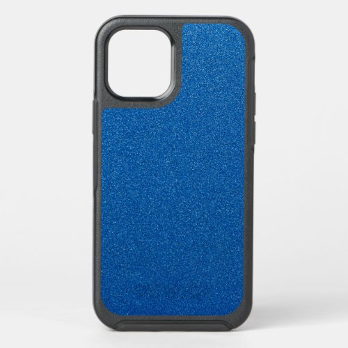 Blue Glitter Sparkly Glitter Background OtterBox Symmetry iPhone 12 Case