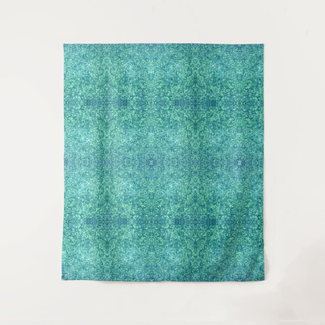 Blue Glitter Tapestry (Front)