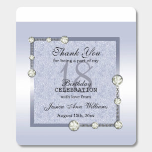 Blue Glitters & Diamond Decoration Birthday Breath Savers® Mints