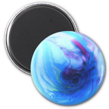 Blue Globe Magnet by Bro_Jones at Zazzle