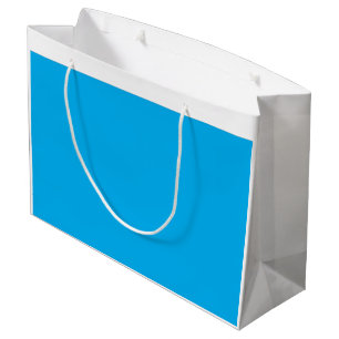 Blue Glossy Gift Bag Premium Rope Handle