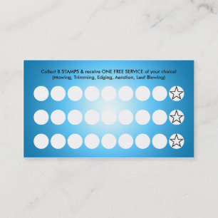 blue glow lawn mowing loyalty