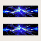 Blue glowing lightning or electricity (Front & Back)
