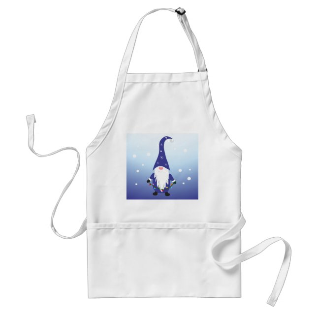 Blue Gnome Apron (Front)