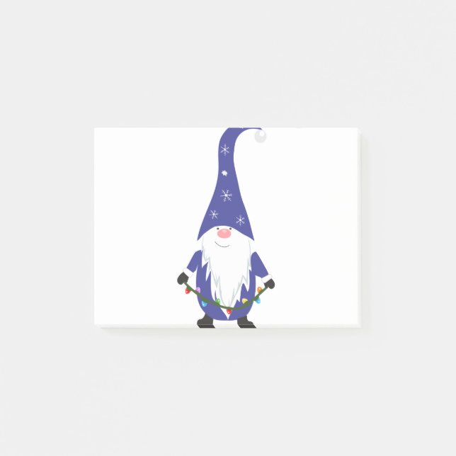 blue gnome post-it notes (Front)