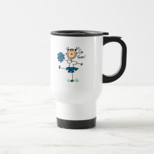 Blue Go Team Cheerleader Mug