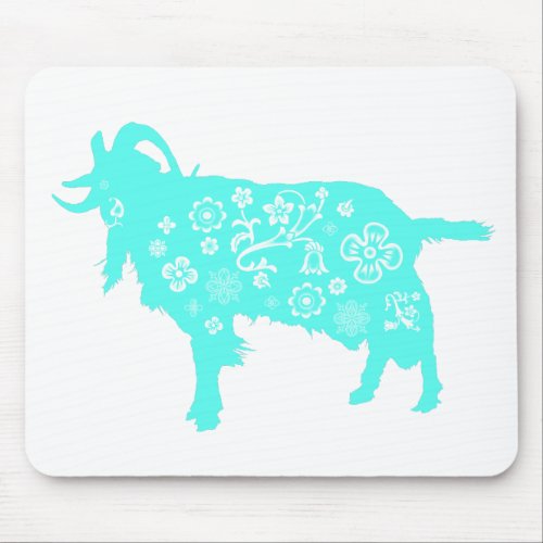 Blue Goat Vietnamese Chinese Year Zodiac Mousepad