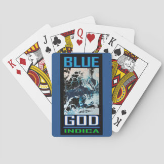 BLUE GOD INDICA POKER CARDS