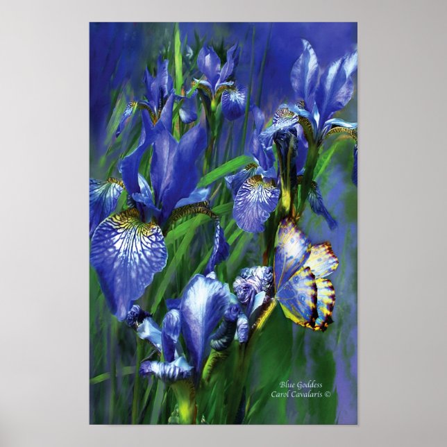 Blue Goddess Art Poster/Print Poster (Front)