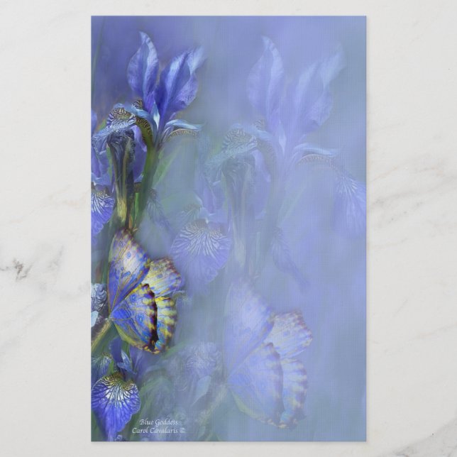 Blue Goddess Stationery (Front)