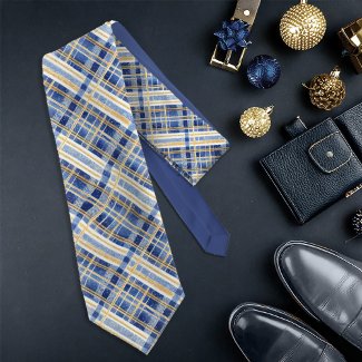 Blue Gold Christmas Pattern#2 ID1009